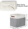 Fabric Storage Bins for Organizing Shelves Nursery Toys Books